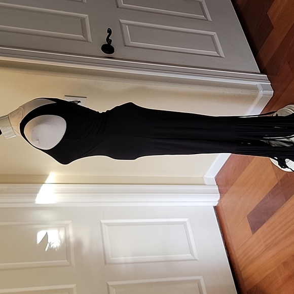 INC International Concepts Black Fringed Dress - Picture 4 of 6